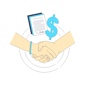 Business Deal Done Vector Fill illustration Download For Free