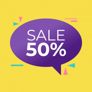 Summer Sale 50% Off Sale Tag Vector Design Download For Free
