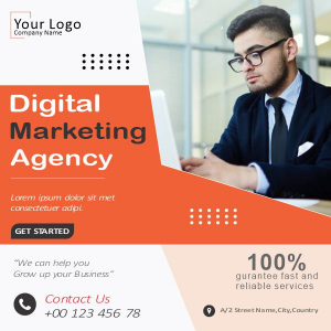 Digital Marketting Agency Design & Creativity for free In Corel Draw Design 2024