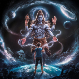 A mesmerizing 3D illustration of Lord Shiva HD high Quality Image Download For Free