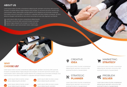 Modern Corporate poster design CDR file download for free
