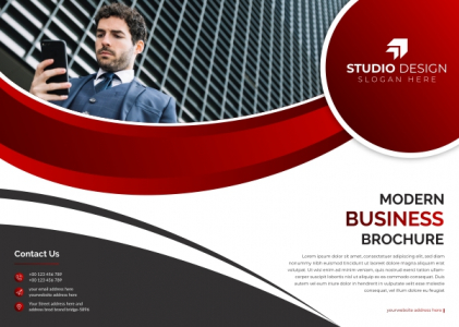 Modern Business Brochure design CDR file download