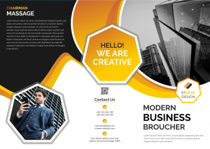 Modern business creative poster design CDR file download for free