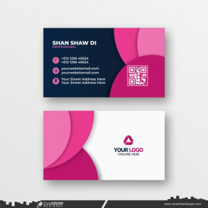 colorfull abstract business card dowanload design 