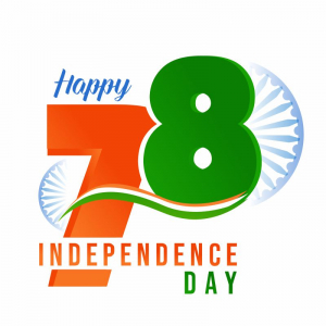 Happy 78 Indian Independence Day Typography Vector Cdr Download For Free