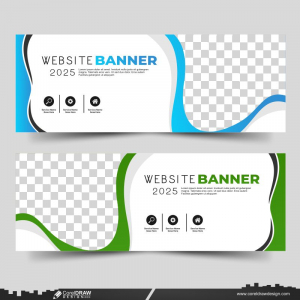 Website Banner Premium Design background vector