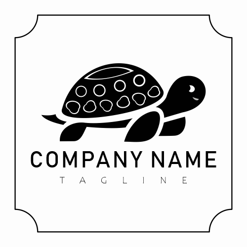 The  Art Logo For Turtle  , Illustration Free Vector Art