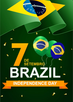 Happy Brazil Independence Day CDR Banner Design Download For Free