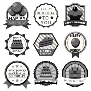 Happy Birthday sticker design CDR file download now