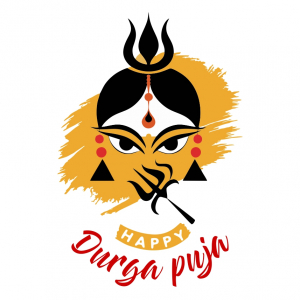 Happy Durga Pujja Wishing Banner Free CDR Download