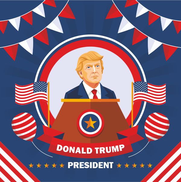 Donald Trump poster CDR file download now for free