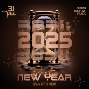 New Year 2025 Dj Night Party Flyer Social Media Post Design CDR Download For Free