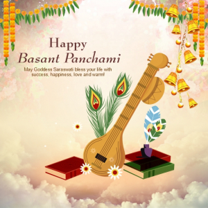 Happy Basant Panchami 2025 CDR Vector illustration Download For Free