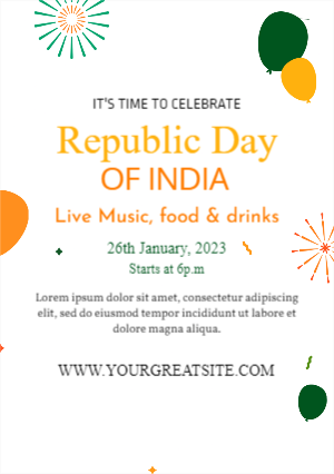 Republic Day Invitation Download Free Editable