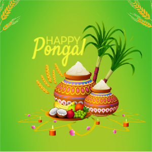 happy pongal poster