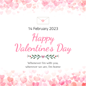 Happy Valentine Day Instagram Post