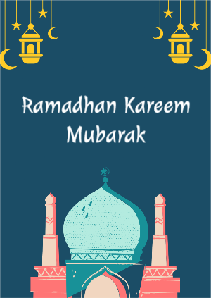 Simple Islamic Cover Ramdan