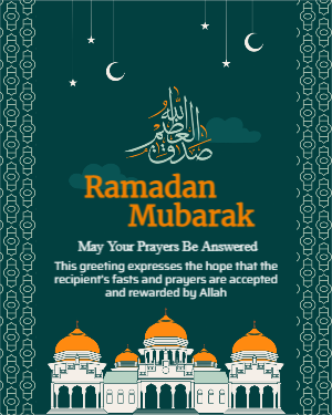 Ramadan Mubarak Instagram Post