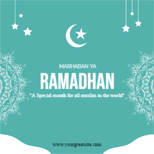 Marhaban Ya Ramadhan Instagram Post