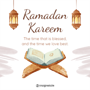 Modern Ramadan Kareem Instagram Post