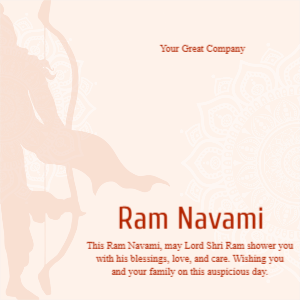 Happy Shri Ram Navami Instagram Post