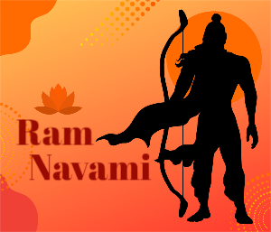 Vibrant Ram Navami Facebook Post