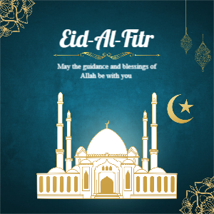 Eid Al Fitr Mubarak Instagram post