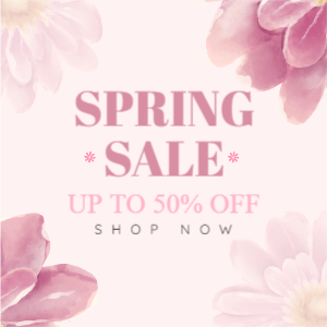 Pink Spring Sale Instagram Post