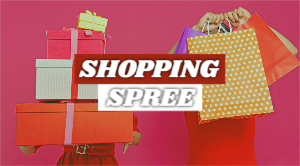 Typographic and Stunning Shopping Themed Youtube Thumbnail