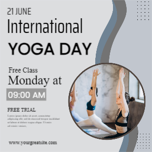 International Yoga Day Instagram Post