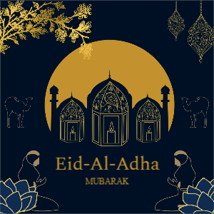 Illustrated Eid-Al-Adha Instagram Post