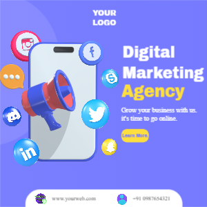 3d Digital Marketing Agency Clean Elegent Online Template Design