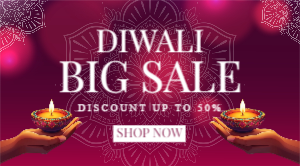 Diwali Big Sale template design download for free