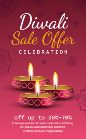 diwali sale offer template design download for free