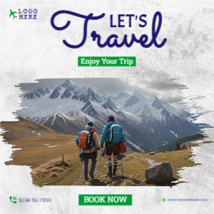 mountain Travel template design download for free