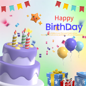  Happy Birthday Greetings Free Online Template