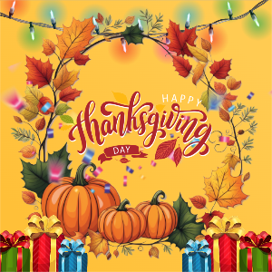 Happy Thanks Giving Wishes Template Design For Instagram Story For Free