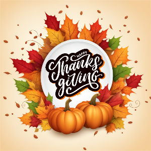 Happy Thanksgiving Day Template Design