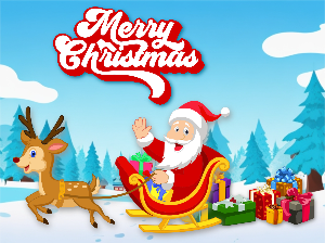 Merry Christmas template design download for free