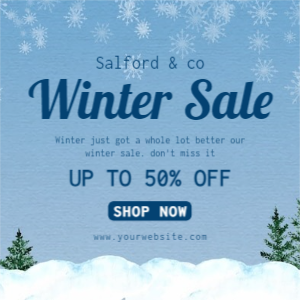 winter sale design download for free
