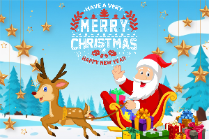 Marry Christmas design download for free