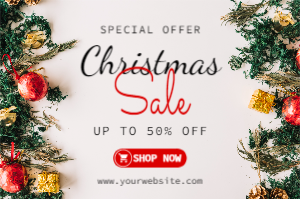 Christmas Sale design download for free
