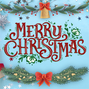 Marry Christmas template design download for free