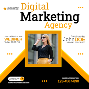 Digital Marketing agency template design download for free