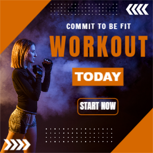 gym workout template design download for free