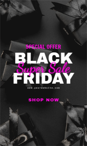 Black Friday sale template design download for free