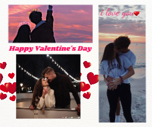 Happy Valentine's Day with Couple Photo Instagram Story Template For Free