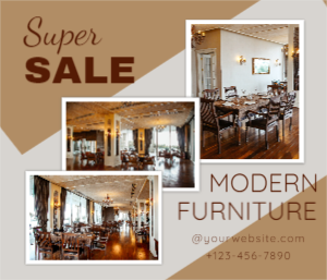 Super sale modern furniture template design download for free