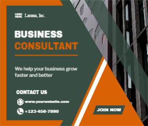 Business Consultant template design download for free