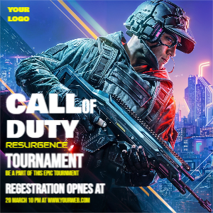 CALL OF DUTY MOBILE Tournment DESIGN TEMPLATE